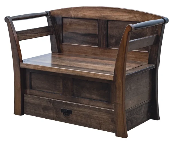 Arlington Bench With Drawer